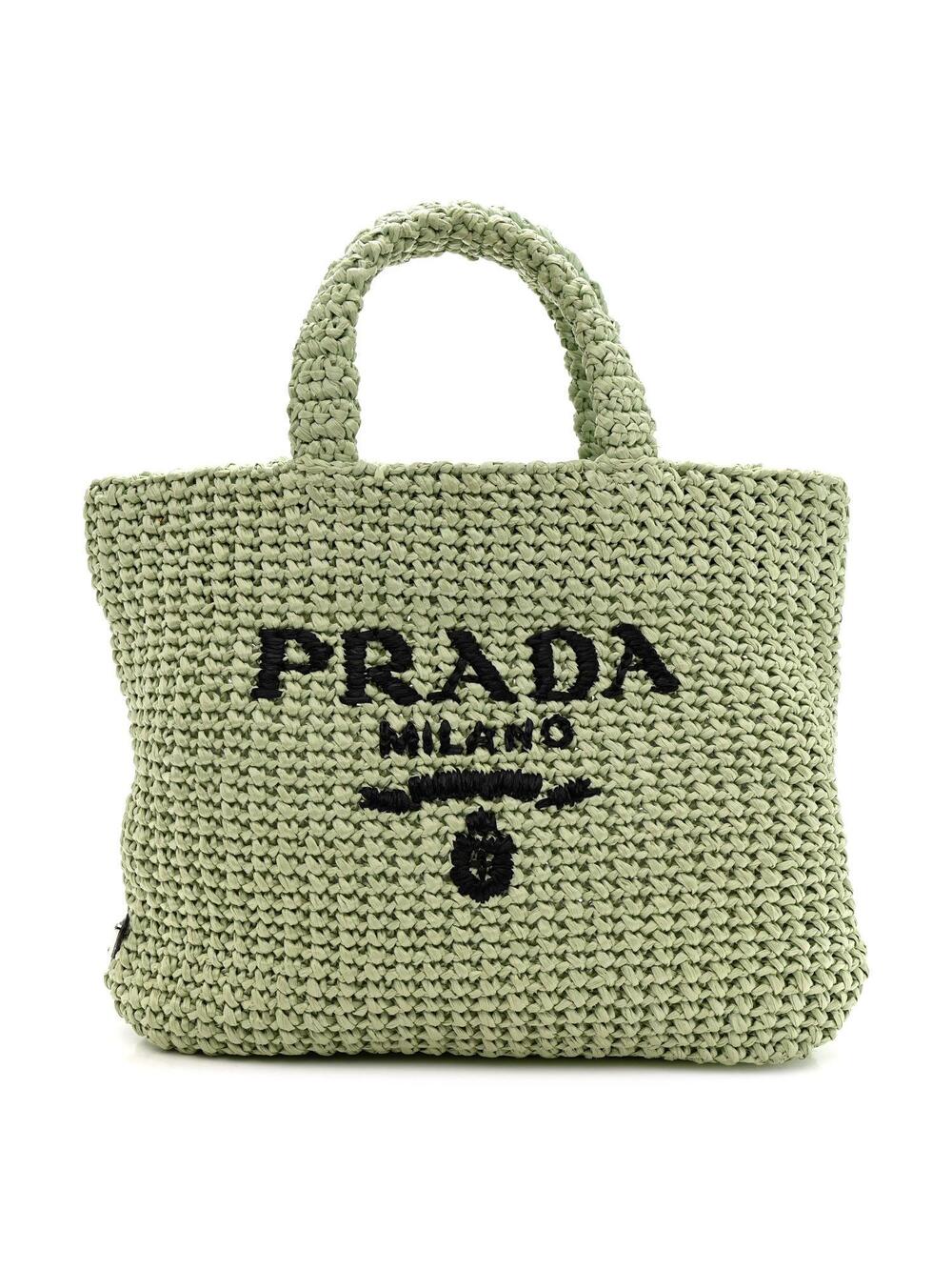 Prada Yarn Raffia Effect Crochet Small #357418P13B